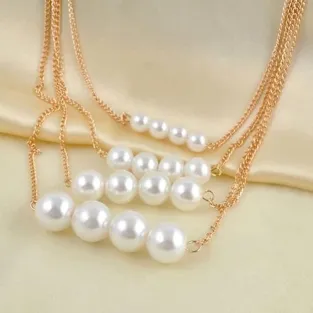 Trendy Multilayer Pearl Necklace